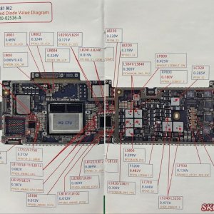 MacBook Air A2681 M2 Board Number 820-02536-A Coil Name and Diode Value Diagram.jpg